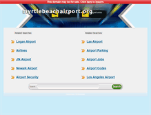 Tablet Screenshot of myrtlebeachairport.org